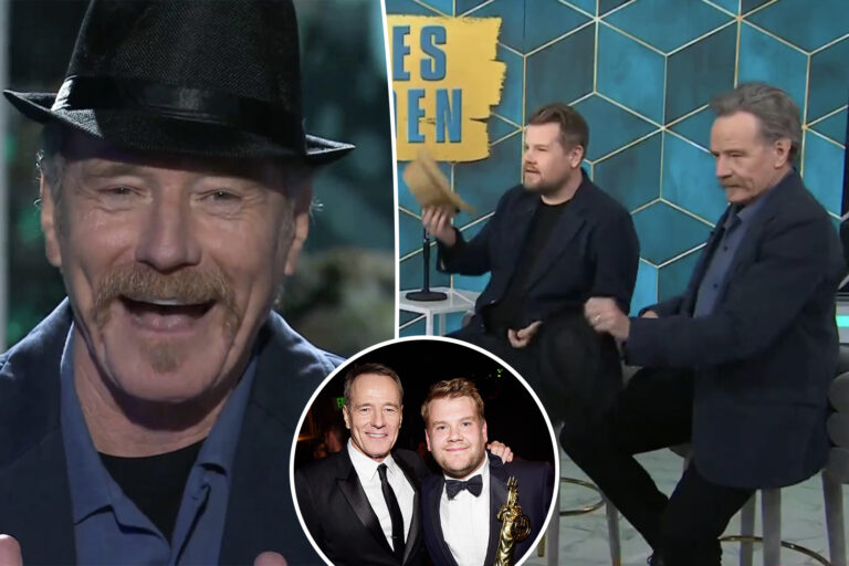Bryan Cranston says he mistook James Corden for his waiter at their first meeting
