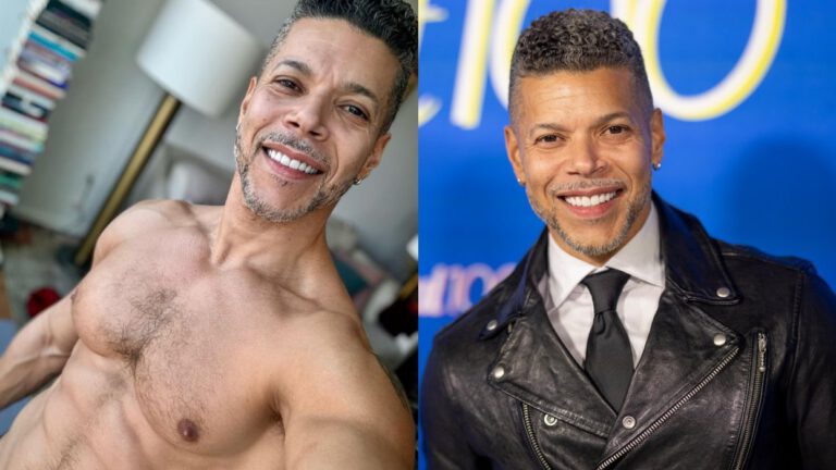 Wilson Cruz shared his shirtless morning routine & we are absolutely paying attention