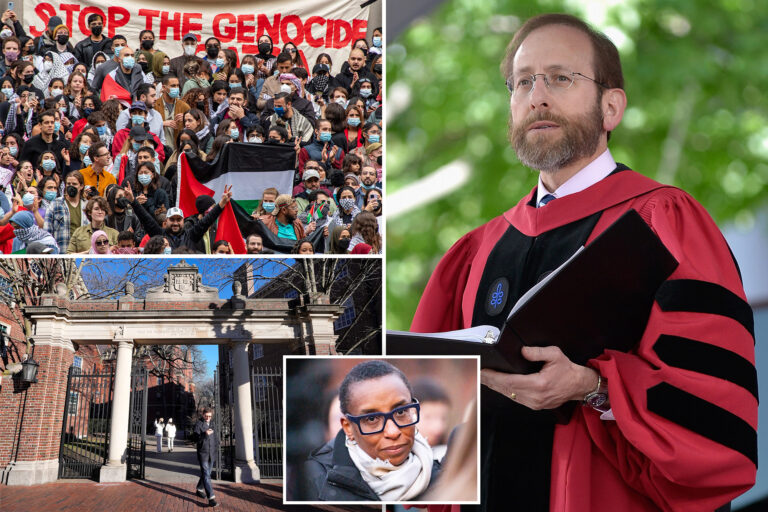 Harvard interim president pledges to tackle ‘pernicious’ antisemitism on campus