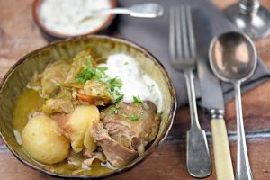 Welsh Lamb Shoulder with Potatoes and Perry Cider