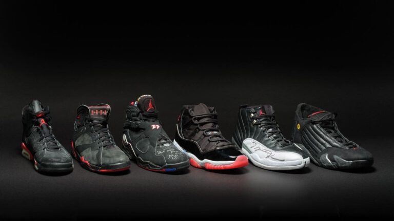 Six Michael Jordan Sneakers Unpaired Sell for Record $8 Million