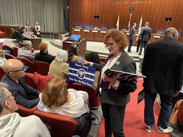 Naperville residents denounce McBroom's 'polite challenge' to house migrants