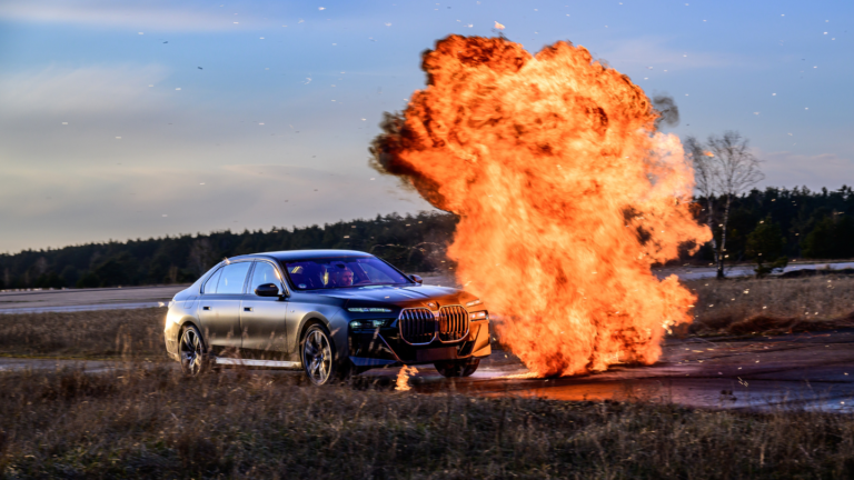 Test Out BMW’s Explosive Coaching Camp for Armored Car Drivers
