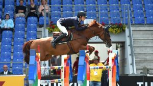 After being reported to the police, a medal-winning rider denies accusations of horse abuse