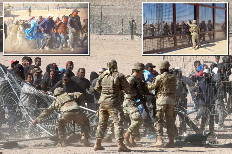Nine migrants were charged in El Paso Border Rush where National Guard soldiers were attacked: source