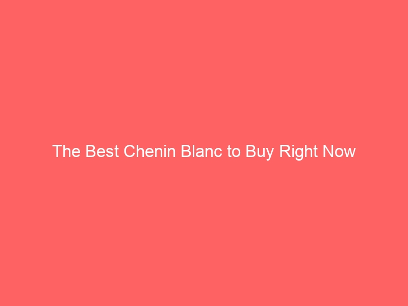 The Best Chenin blanc to Buy Now