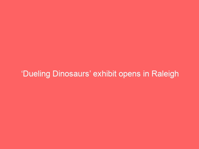‘Dueling Dinosaurs’ exhibit opens in Raleigh